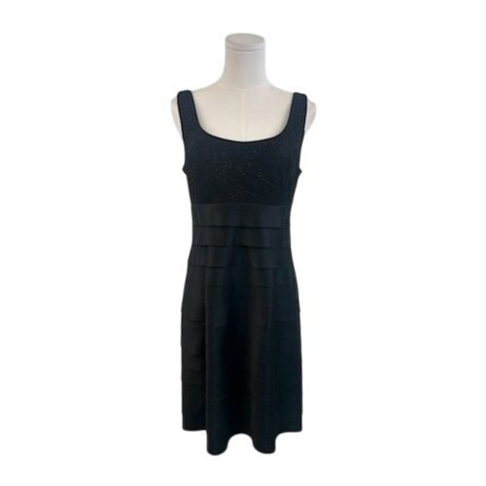 Alex Evenings Tiered Sparkle Dress Women's Petite Size 12 Cocktail Party